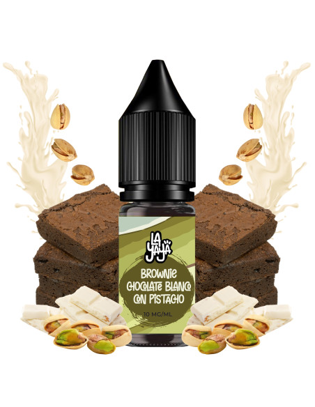 SALES LA YAYA SALT - BROWNIE CHOCOLATE BLANCO CON PISTACHO 10ML