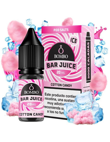 COTTON CANDY ICE 10ML - BAR JUICE BOMBO