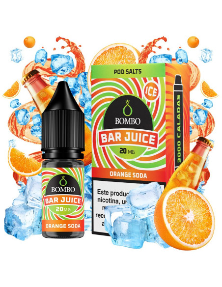 ORANGE SODA 10ML - BAR JUICE BOMBO