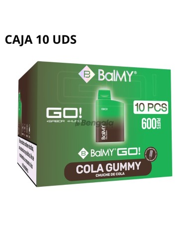 CAJA VAPER DESECHABLE BALMY GO - COLA GUMMY