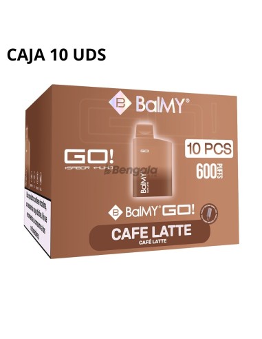 CAJA VAPER DESECHABLE BALMY GO - CAFE