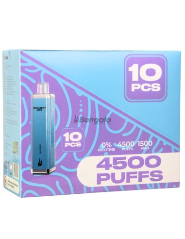 CAJA VAPER DESECHABLE IMOMENT 4500 - BLUEBERRY