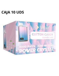 Caja Vaper Desechable Balmy Power Crystal - Cotton Candy | Bengala Spain