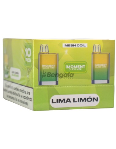 CAJA VAPER DESECHABLE IMOMENT 600 - LIMA LIMON