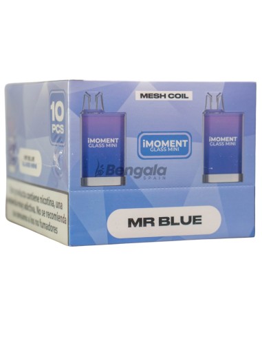 CAJA VAPER DESECHABLE IMOMENT 600 - MR BLUE