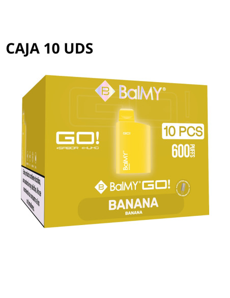 Caja Vaper Desechable Balmy Go - Banana | Bengala Spain