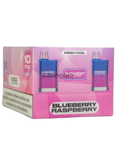 CAJA VAPER DESECHABLE IMOMENT 600 - BLUEBERRY RASPBERRY