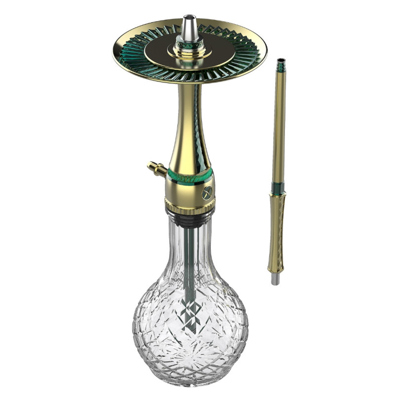 Cachimba Maxx Hookah Royal Emerald Gold | Bengala Spain