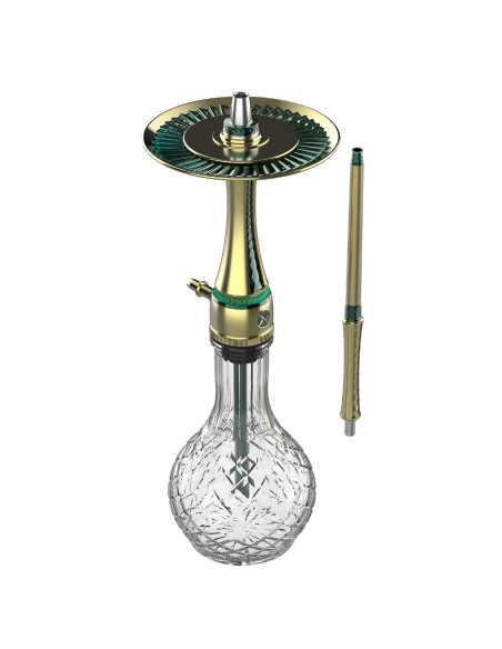 Cachimba Maxx Hookah Royal Emerald Gold | Bengala Spain