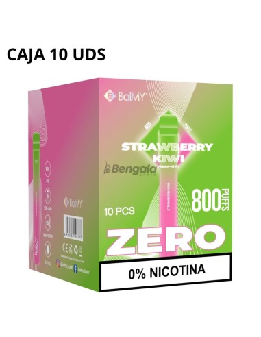 CAJA VAPER DESECHABLE BALMY SENSES - STRAWBERRY KIWI