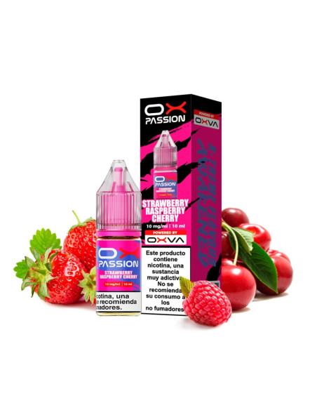 Sales de Nicotina Oxva Ox Passion - Strawberry Raspberry Cherry 10ml | Bengala Spain