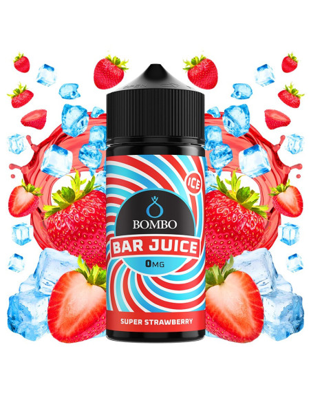 SUPER STRAWBERRY ICE 100ML - BAR JUICE BY BOMBO