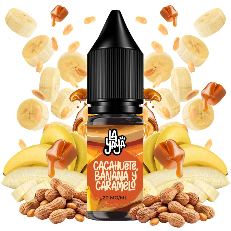 SALES LA YAYA SALT - CACAHUATE,BANANA Y CARAMELO 10ML