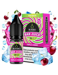 Sales de Nicotina Bar Juice by Bombo - Triple Cherry Ice 10ml | Bengala Spain