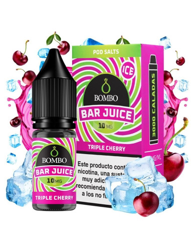 Sales de Nicotina Bar Juice by Bombo - Triple Cherry Ice 10ml | Bengala Spain