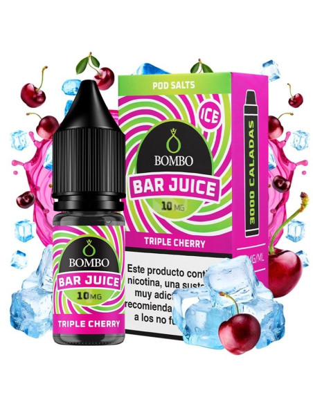 TRIPLE CHERRY ICE 10ML - BAR JUICE BOMBO