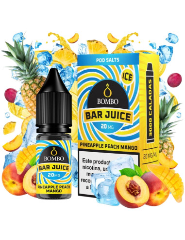 PINEAPPLE PEACH MANGO 10ML - BAR JUICE BOMBO