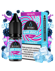 ULTRA BLUE RAZZ 10ML - BAR JUICE BOMBO