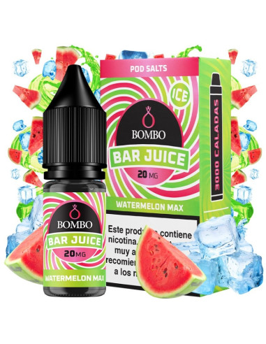 Sales de Nicotin Bar Juice by bombo - Watermelon Max Ice 10ml | Bengala Spain