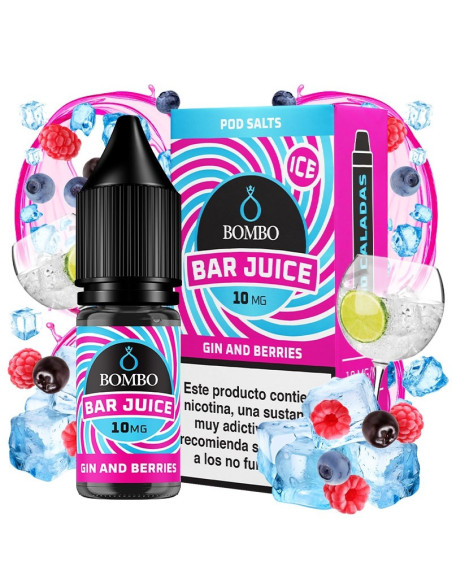 GIN & BERRY 10ML - BAR JUICE BOMBO