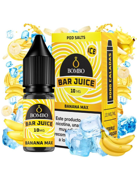 Sales de Nicotina Bar Juice by Bombo - Banana Max Ice 10ml | Bengala Spain