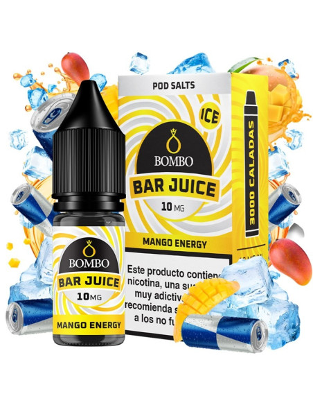 Sales de Nicotina Bar Juice by Bombo - Mango Energy Ice 10ml | Bengala Spain