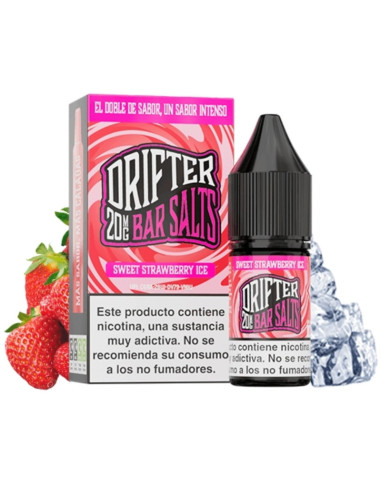 Sales de Nicotina Drifter Bar Salts - Sweet Strawberry Ice 10ml | Bengala Spain