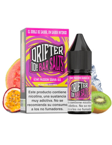 SALES JUICE SAUZ DRIFTER BAR SALTS - KIWI PASSION GUAVA ICE  10ML