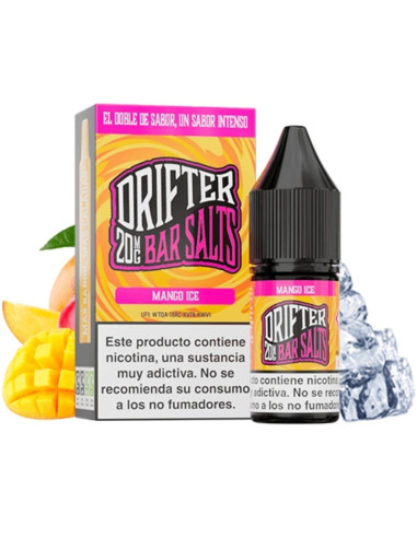 Sales de Nicotina Drifter Bar Salts - Mango Ice 10ml | Bengala Spain