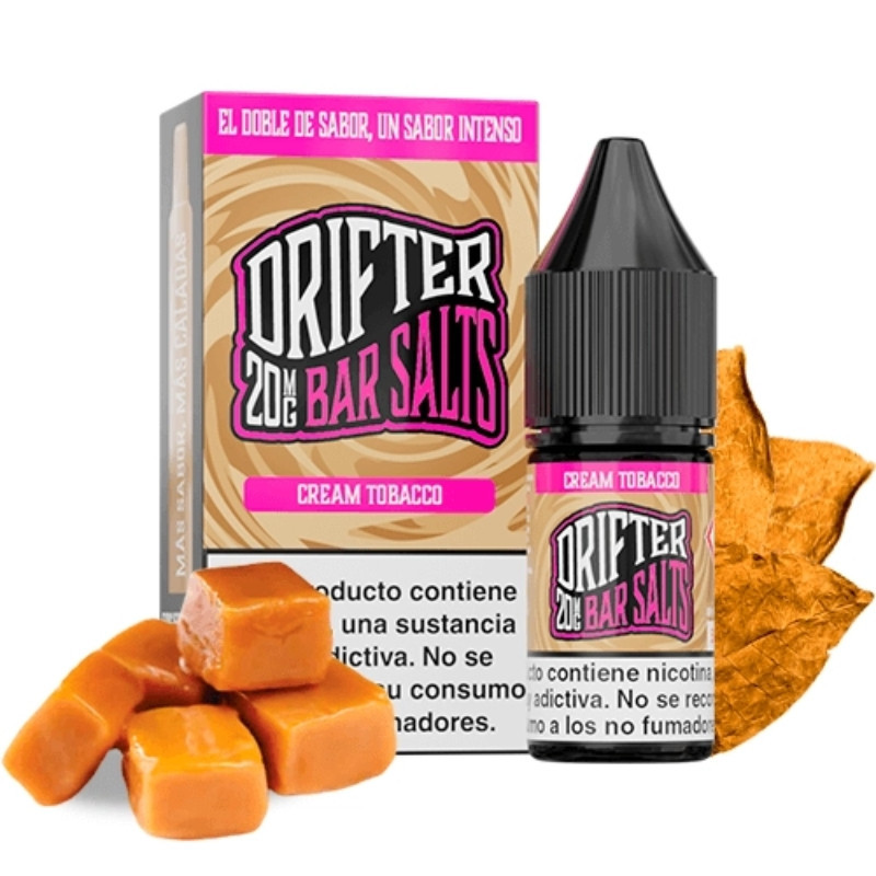 Sales de Nicotina Drifter Bar Salts - Cream Tobacco 10ml | Bengala Spain