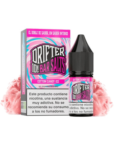 SALES COTTON CANDY ICE 10ML BY JUICE SAUZ DRIFTER BAR SALTS