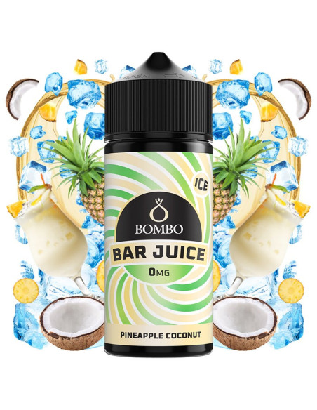 E-Liquid Bar Juice by Bombo - Pineapple Coconut Ice 100ml | Bengala Spain