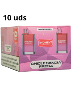 Caja Vaper Desechable iMoment 600 - Chicle Sandía Fresa | Bengala Spain