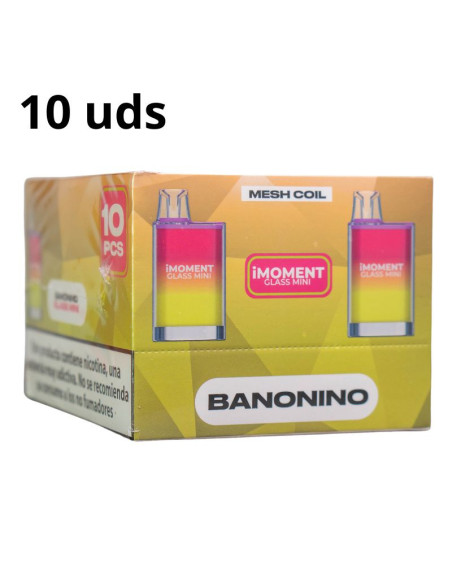 Caja Vaper Desechable iMoment 600 - Banonino | Bengala Spain