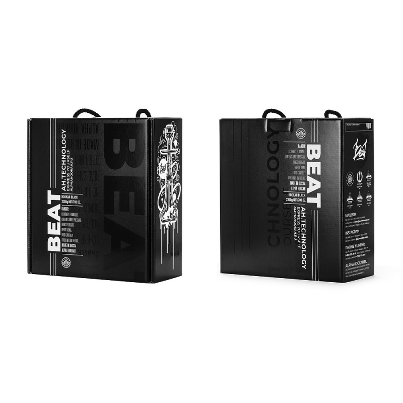 Cachimba Alpha Hookah White Silver Beat | Bengala Spain