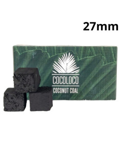 Carbón Natural Cocoloco 1kg 27mm | Bengala Spain