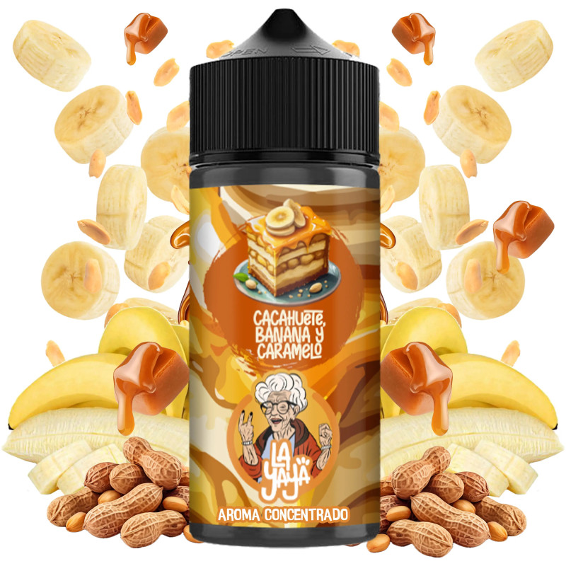 [250137-5] AROMA LA YAYA 30ML (LONGFILL) (CACAHUETE, BANANA Y CARAMELO)