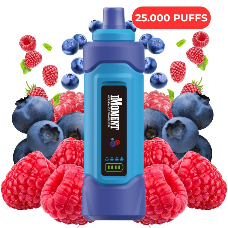 Caja iMoment XIXA DTL Arándanos y Frambuesa 25.000 caladas | Bengala Spain