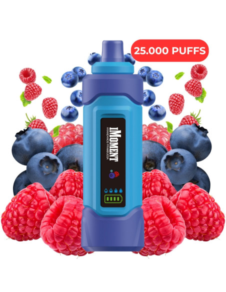 Caja iMoment XIXA DTL Arándanos y Frambuesa 25.000 caladas | Bengala Spain