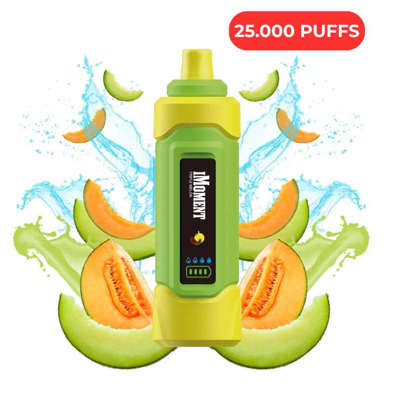 Caja iMoment XIXA DTL Triple Melón 25.000 caladas | Bengala Spain