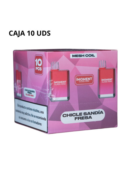 Caja Vaper Desechable iMoment 600 - Chicle Sandía Fresa | Bengala Spain