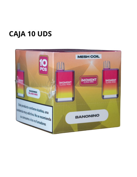 Caja Vaper Desechable iMoment 600 - Banonino | Bengala Spain