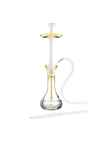 WOOKAH Royal White Set 24K Gold-Plated | Bengala Spain