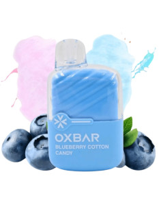 Pod Desechable Oxbar Mini – Algodón de Azúcar de Arándano · Dulce y suave