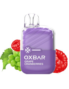 Pod Desechable Oxbar Mini – Uva Arándano · Calada directa y perfil afrutado