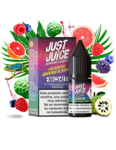Sales de nicotina Just Juice Exotic Fruit sabor Cherimoya Grapefruit Berries