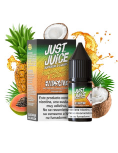 Sales de nicotina Just Juice Exotic Fruits sabor Pineapple Papaya Coconut