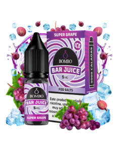 Sales de nicotina Bar Juice by Bombo sabor super grape ice