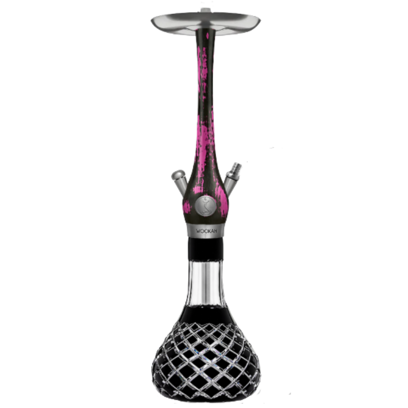 CACHIMBA WOOKAH BLACK/PINK CHECK BLACK