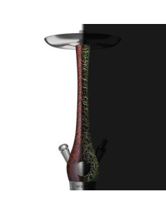 Cachimba Wookah Lumi Red Pinion 2